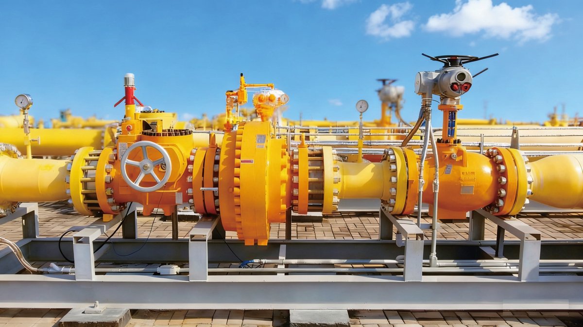 Skid-mounted gas pressure regulating system with safety shut-off valve, monitor regulator and active control valve in series