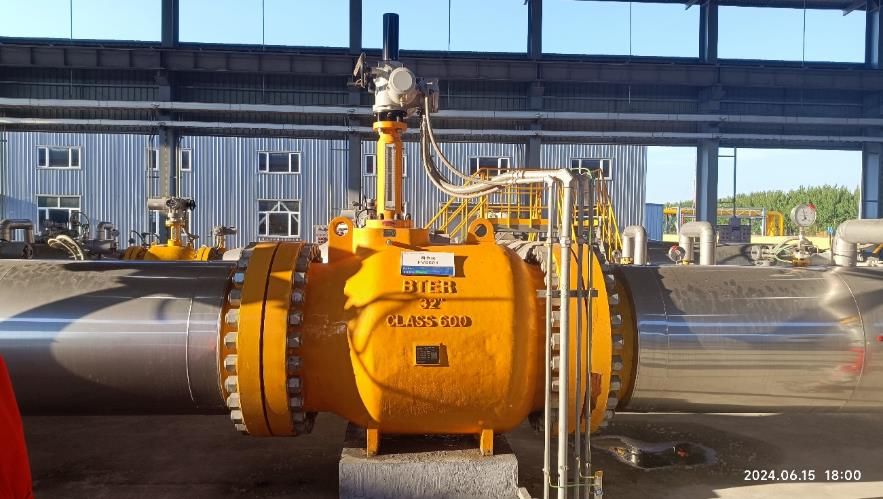 DN800 CLASS600 control valves for Shenyang Branch of the China National Oil and Gas Large Flow Calibration Station