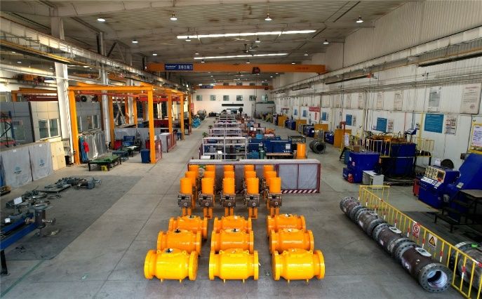 Metering and regulating skids before shipment