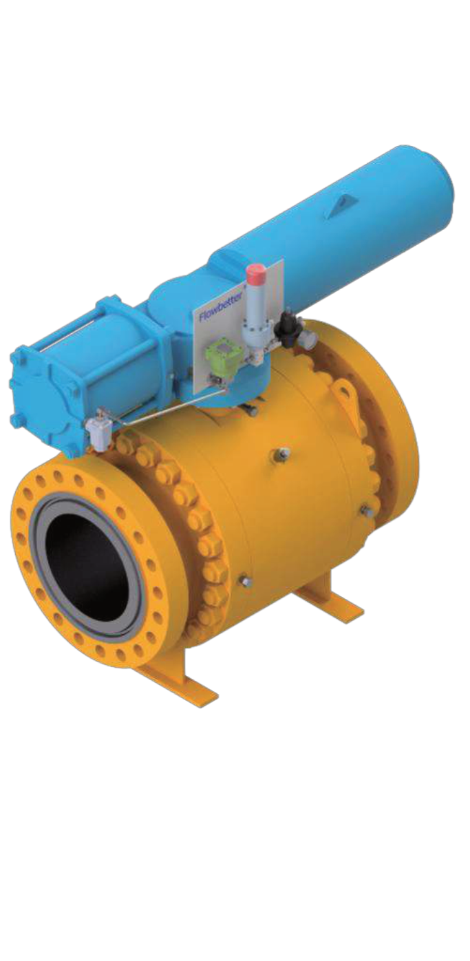 SSV-Q400 Pneumatic Cut-Off Ball Valve