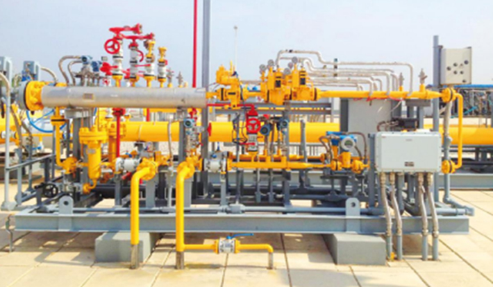 Metering and Regulating System of Self-used Gas